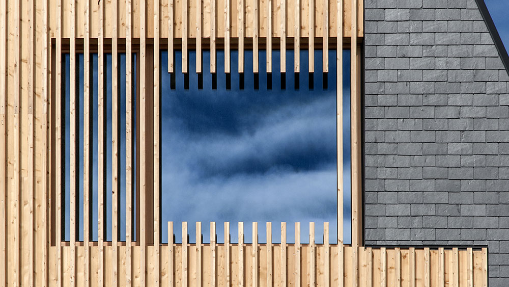 Long life wood facades